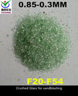 6.0 Moh Hardness Recycled Crushed Glass Abrasive For Cleaning And Removing The Flash
