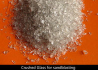 Recycled Crushed Glass Blasting Media No Free Silica Environmentally Friendly