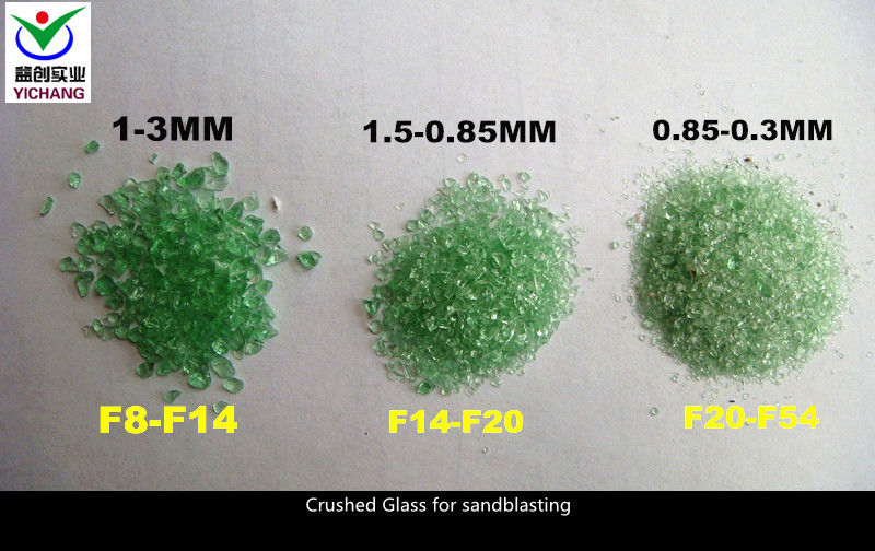 Colorful Recycled Glass Abrasive For Cleaning And Removing The Flash Of Semiconductor